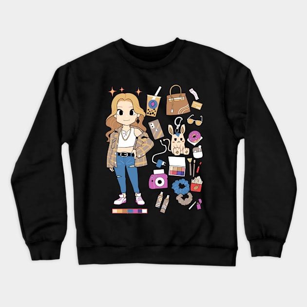 Urban Girl Crewneck Sweatshirt by DedyOzy Store